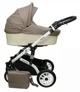 Коляска 2 в 1 Mikrus Plaudi Beige foto