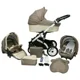 Carucior 3 in 1 Mikrus Plaudi Beige foto