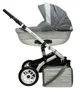 Carucior 2 in 1 Mikrus Stars 2 Light Grey foto