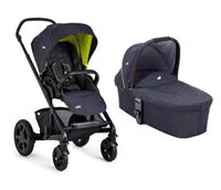 Многофункциональная коляска 2 в 1 Joie Chrome DLX Denim Zest