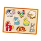 Puzzle din lemn Viga Toys Animale, 8 piese