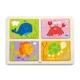 Puzzle din lemn 4 in 1 Viga Toys Sea, 16 piese foto