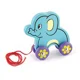 Jucarie din lemn Viga Toys Pull-along Elephant foto