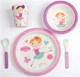 Set de alimentatie BabyGo Bamboo Ballerina din fibre de bambus, 5 piese foto