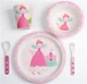 Set de alimentatie BabyGo Bamboo Princess din fibre de bambus, 5 piese foto