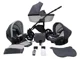 Коляска 3 в 1 Mikrus Avinion Grey