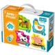 Puzzle Trefl Baby Classic - Animals on the farm, 4 in 1 (3+4+5+6 piese) foto