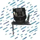 Scaun auto cu isofix Rear Facing Nuna NORR 360 i-Size 0-18.5 kg Caviar