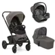 Многофункциональная коляска 3 в 1 Joie Chrome Foggy Gray