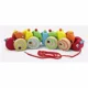 Jucarie din lemn Viga Toys Pull-along Caterpillar