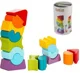Set de constructie din lemn educativ Cubika LD-8 Turn flexibil, 8 piese foto