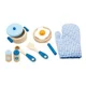 Set pentru gatit din lemn Viga Toys Cooking Tool Set Blue foto