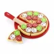 Set de joc din lemn Viga Toys Pizza foto