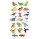 Magneti colorati din lemn Viga Toys Dinosaurs, 20 buc. foto