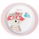 Farfurie pentru mancare Badabulle Pink Racoon foto