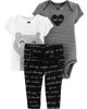 Carter's Set 3 piese Adorabil - body, tricou si pantaloni foto