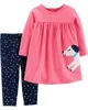 Carter's Set 2 piese Catel - rochie si colanti foto