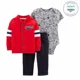 Carter's Set 3 piese Baseball - hanorac, body si pantaloni foto