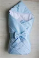 Plic cu fundita Specialbaby Albastru, 90x90 cm