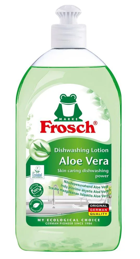 image for Gel pentru spalarea vaselor Frosch Aloe Vera, 500 ml foto