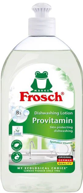 image for Gel pentru spalarea vaselor Frosch Sensitive, 500 ml foto