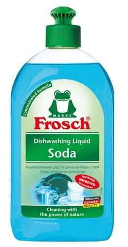 image for Gel pentru spalarea vaselor Frosch Soda Effect, 500 ml foto