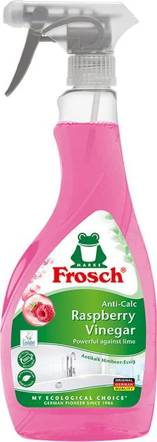 Solutie pentru indepartarea calcarului Frosch Otet de Zmeura, 500 ml foto