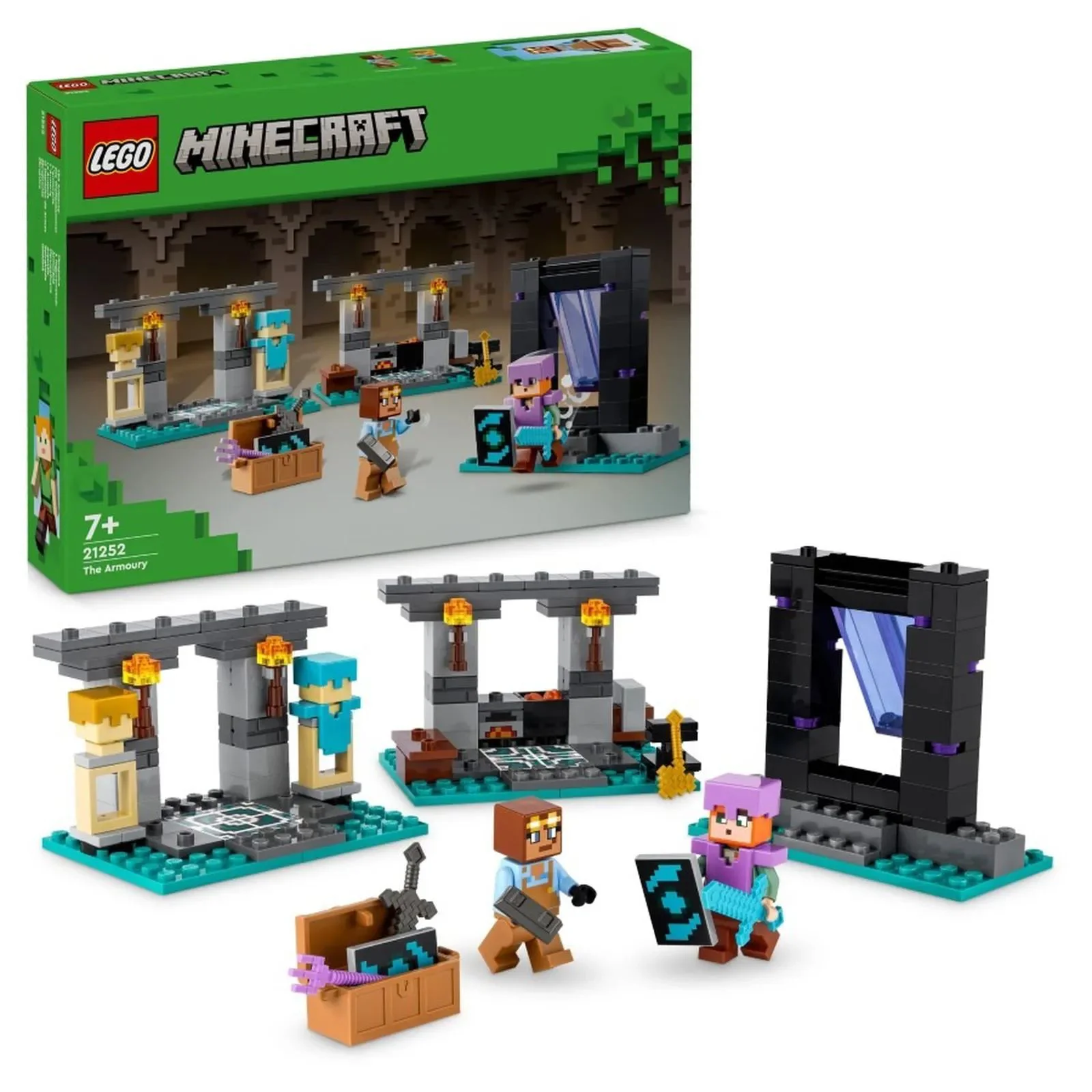 image for Строительный набор LEGO Minecraft Оружейная, 203 эл. foto