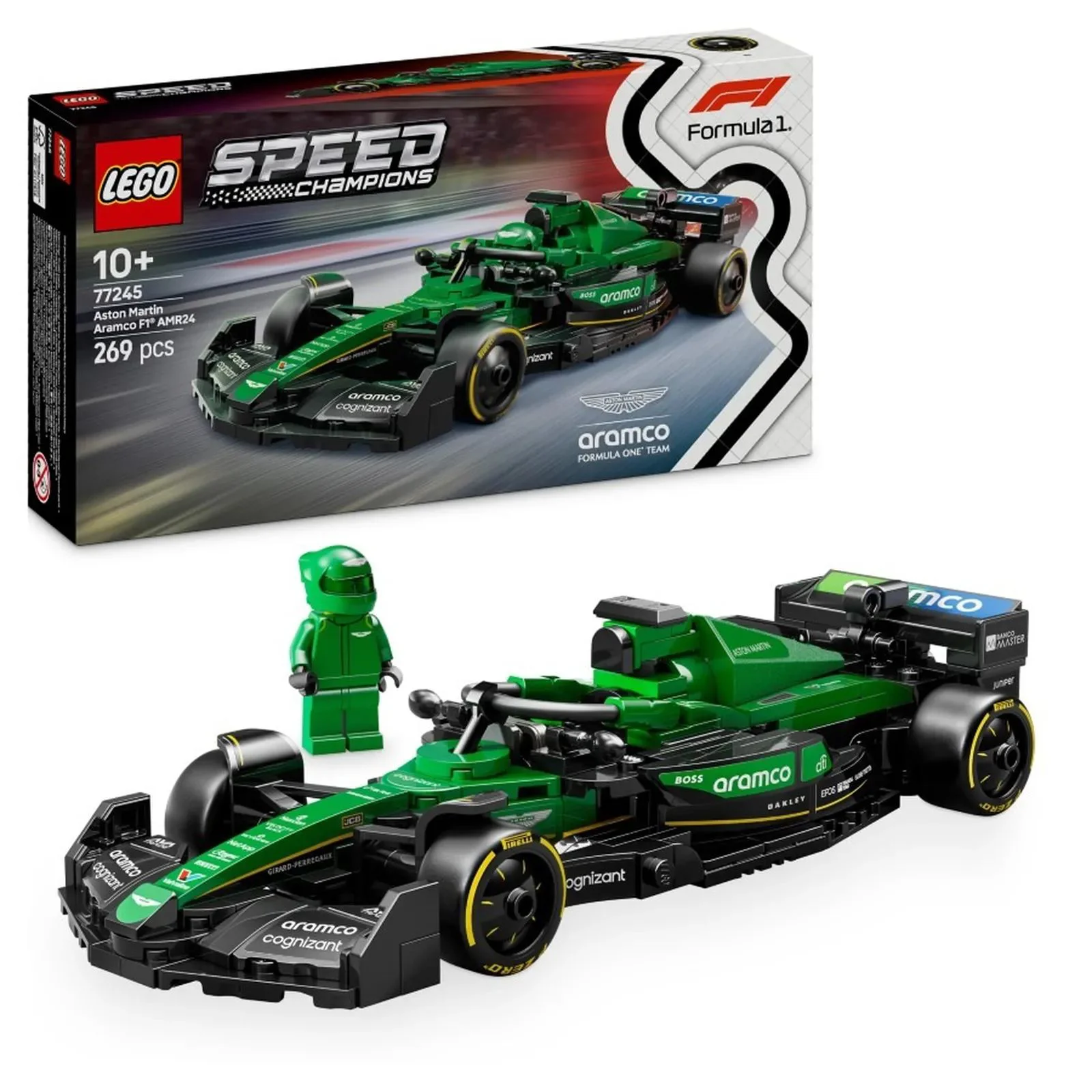 image for Конструктор LEGO Speed Champions Гоночный болид Aston Martin Aramco F1 AMR24, 269 эл. foto