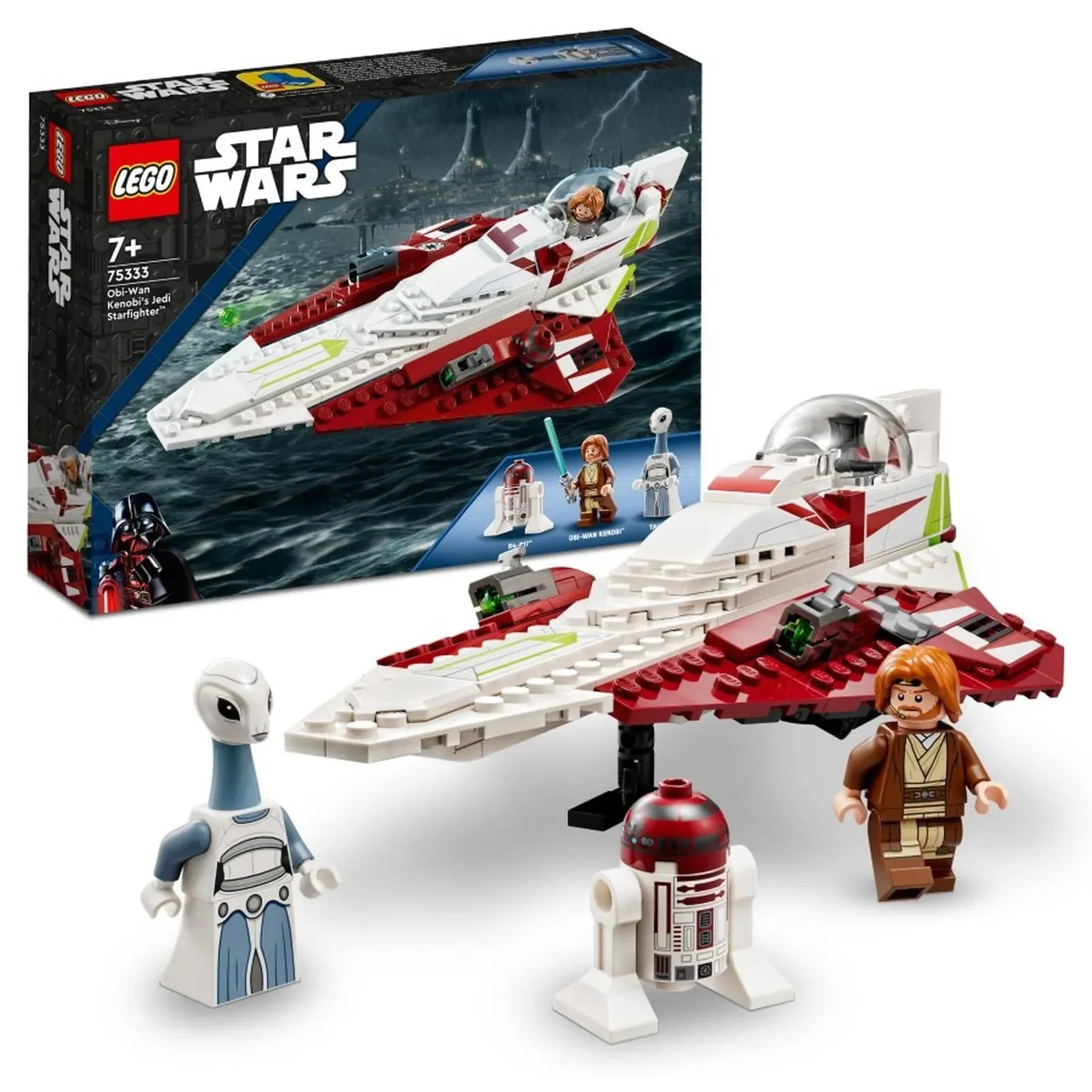 image for Конструктор LEGO Star Wars Истребитель джедаев Оби-Вана Кеноби, 282 эл. foto