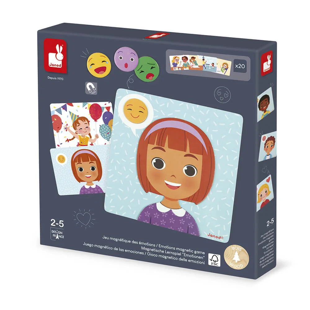 Развивающая игра с магнитами Janod Эмоции