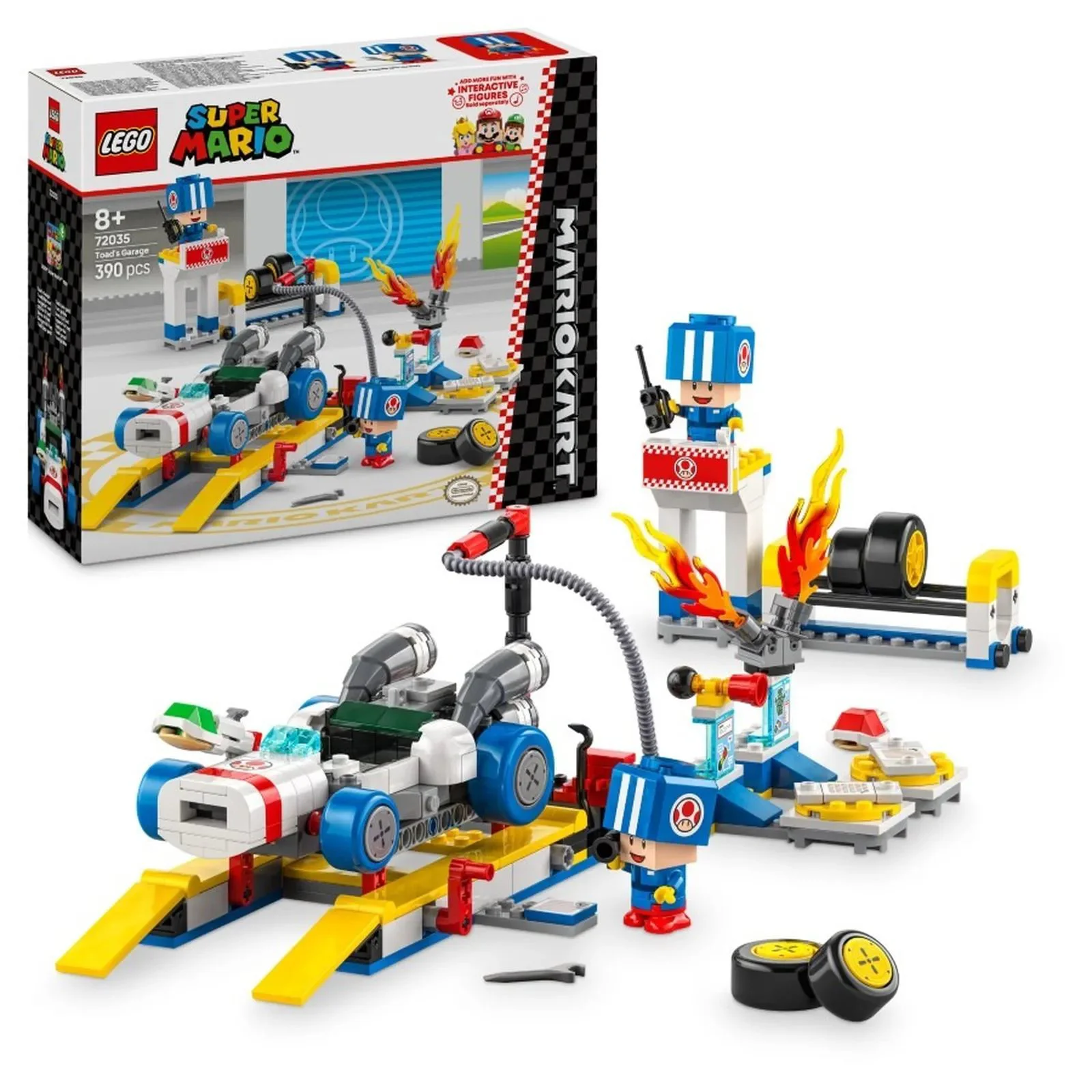 Set de constructie LEGO Super Mario Garajul lui Toad, 390 el. foto