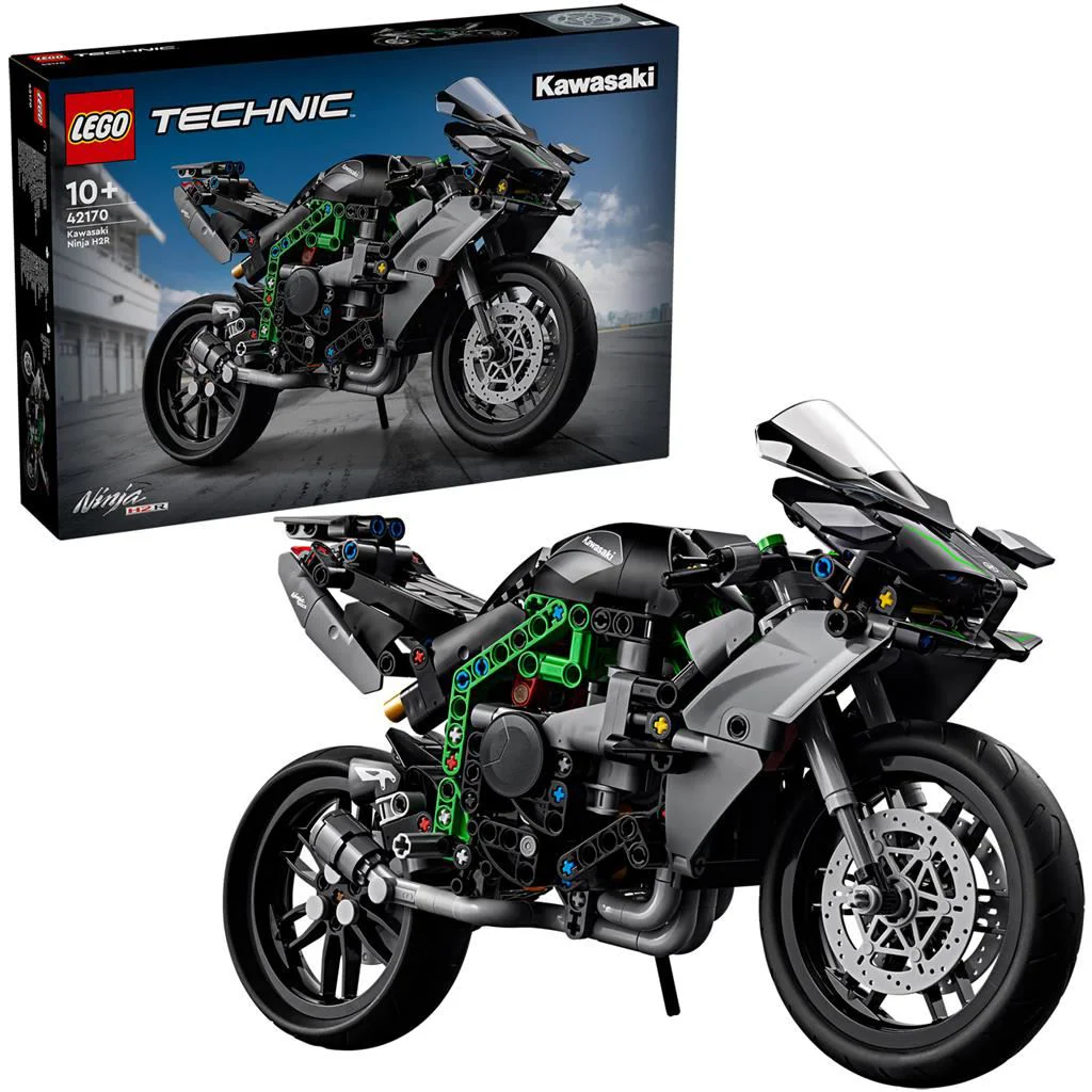 Set de constructie LEGO Technic Motocicleta Kawasaki Ninja H2R, 643 el.