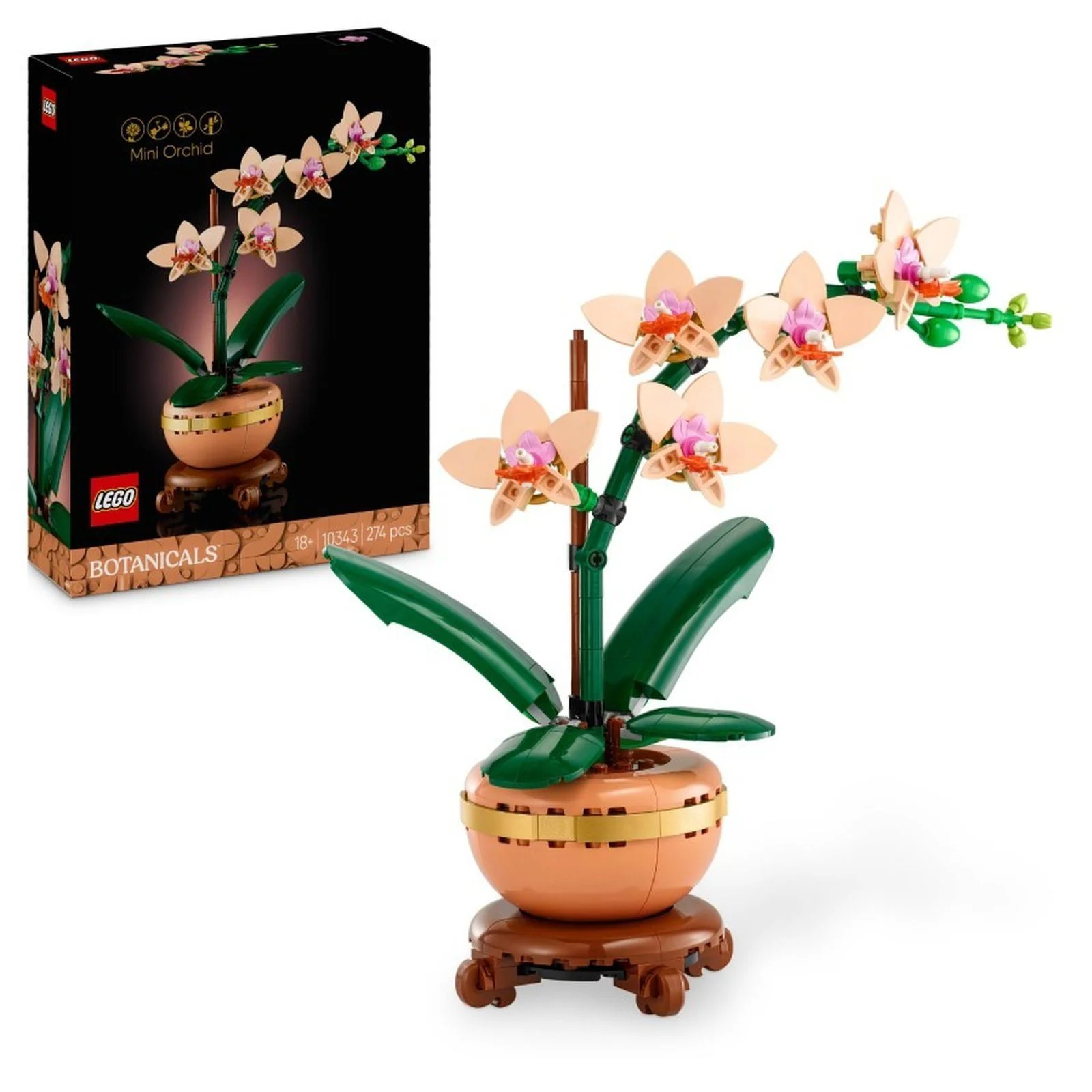 Конструктор LEGO Botanicals Мини-орхидея, 274 эл.