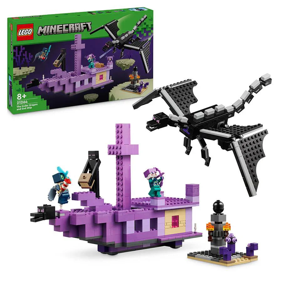 image for Конструктор LEGO Minecraft Эндер-дракон и Корабль Края, 657 эл. foto