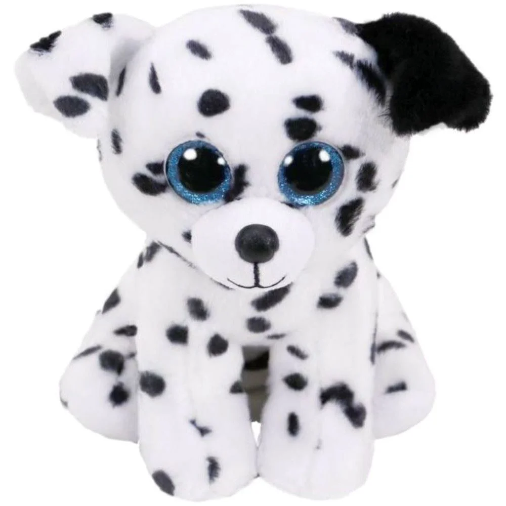 Jucarie de plus TY Beanie Babies Caine Dalmatian, 15 cm foto