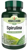 Supliment alimentar Spirulina VEGAN 500 mg Nature's Aid, 90 capsule
