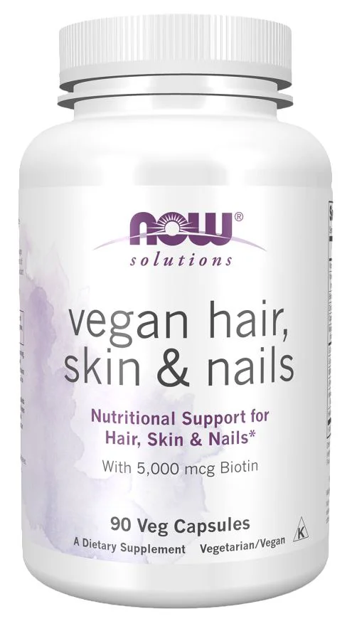 image for Supliment alimentar Now Foods Vegan Par, Piele & Unghii, 90 capsule foto