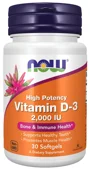 Пищевая добавка Now Foods Витамин D-3 2000 МЕ, 30 капсул foto
