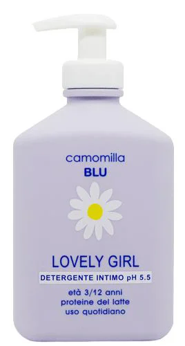 Gel intim pentru copii (3-12 ani) Camomilla Blu Lovely Girl pH 5.5, 300 ml