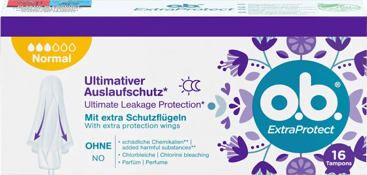 image for Tampoane OB ExtraProtect Normal, 16 buc. foto