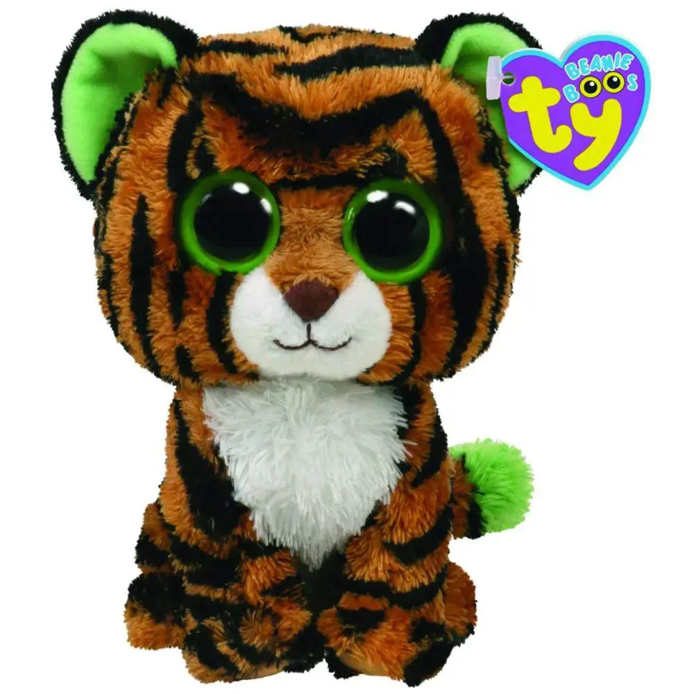Jucarie de plus TY Beanie Boos Tigrul Tiggy, 15 cm foto