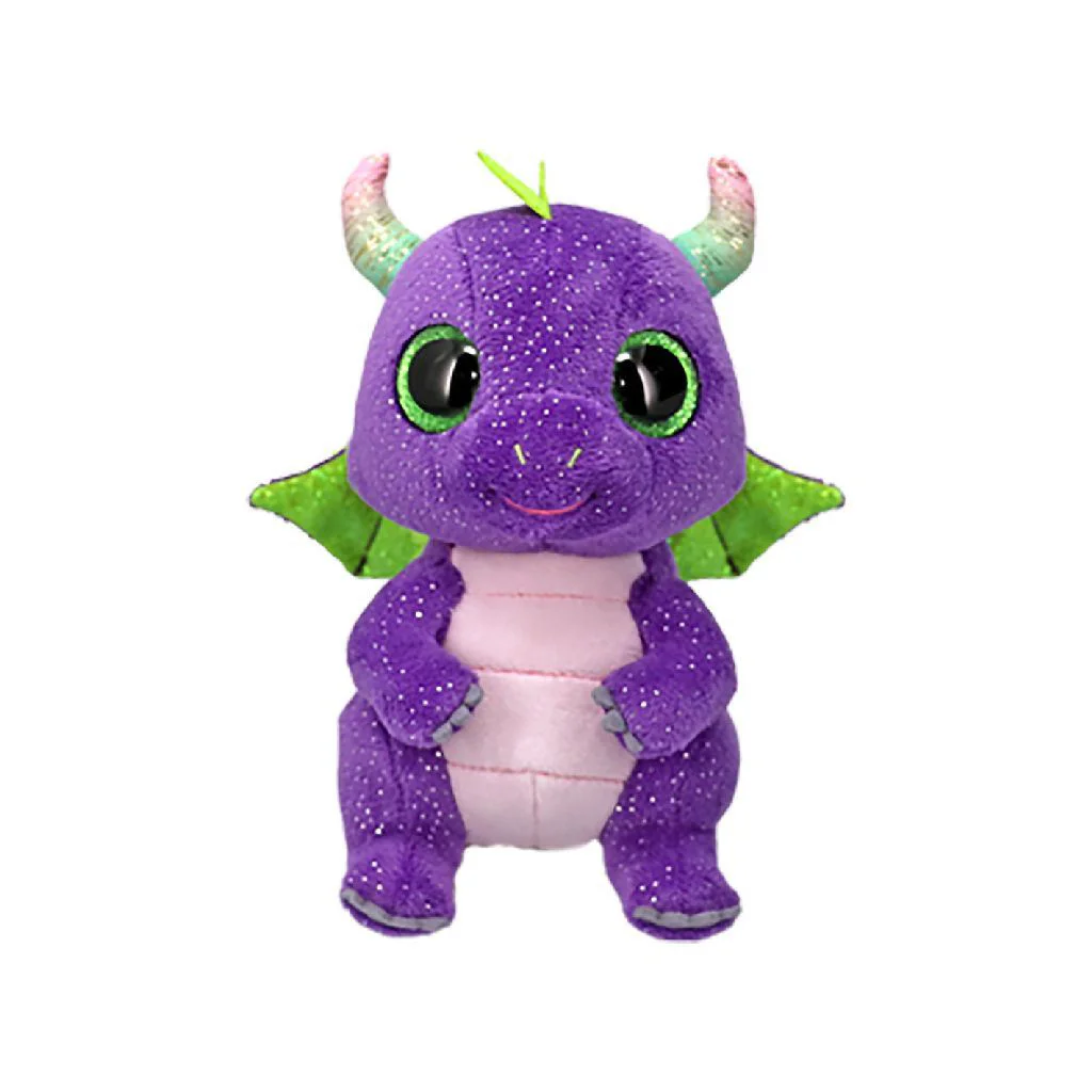 Jucarie de plus TY Beanie Boos Dragonul Daphne, 15 cm