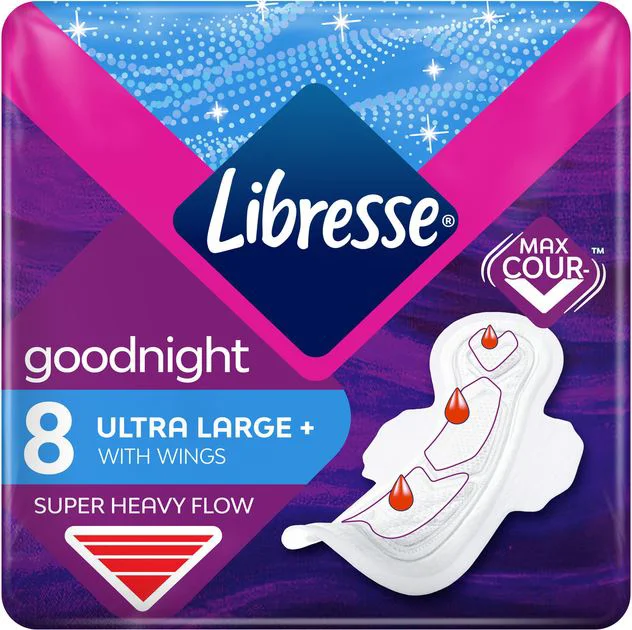 image for Прокладки Libresse Goodnight Ultra Large, 8 шт. foto