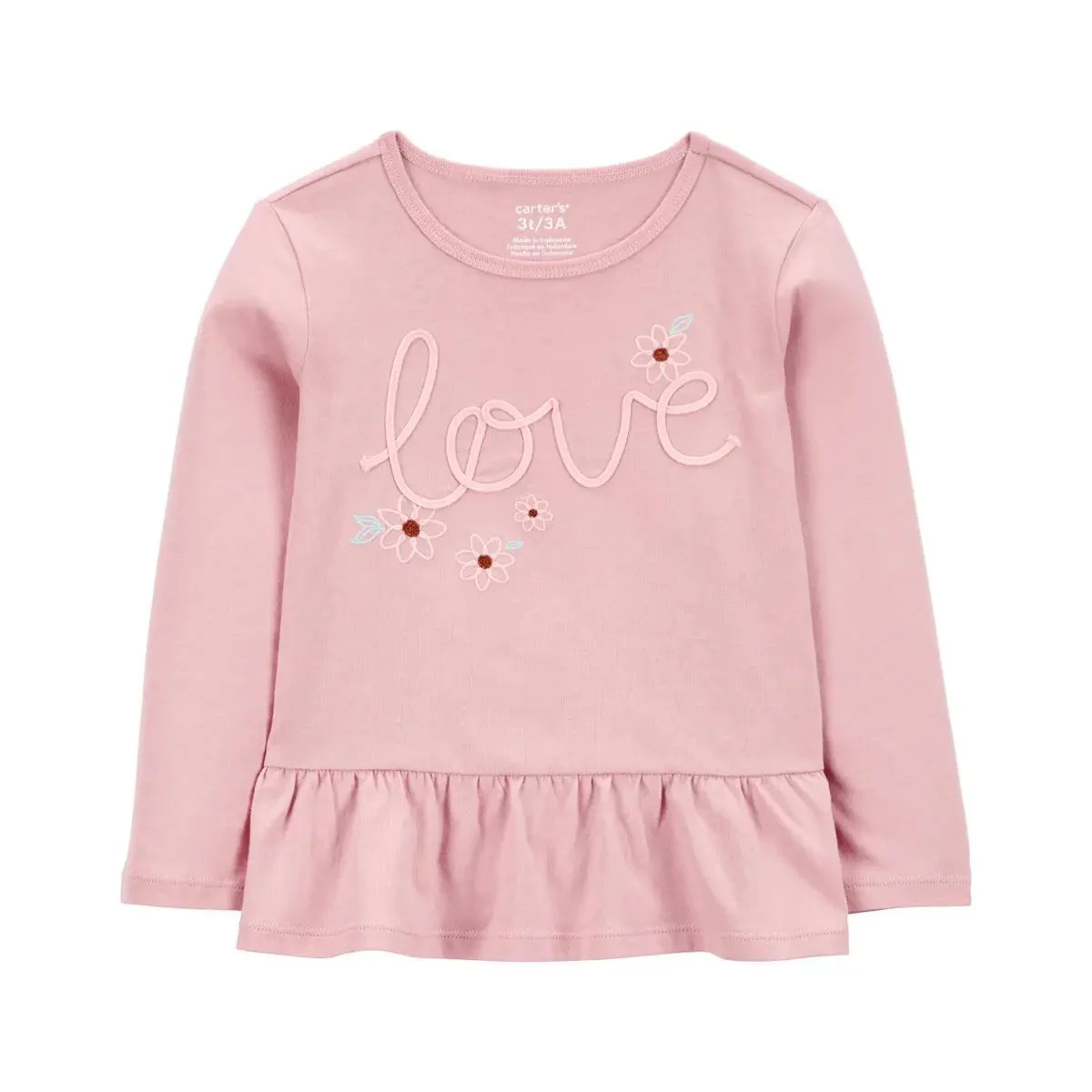 Carter's Bluza Pink Love