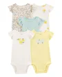 Carter's Комплект бодиков Graphic Floral Lemon
