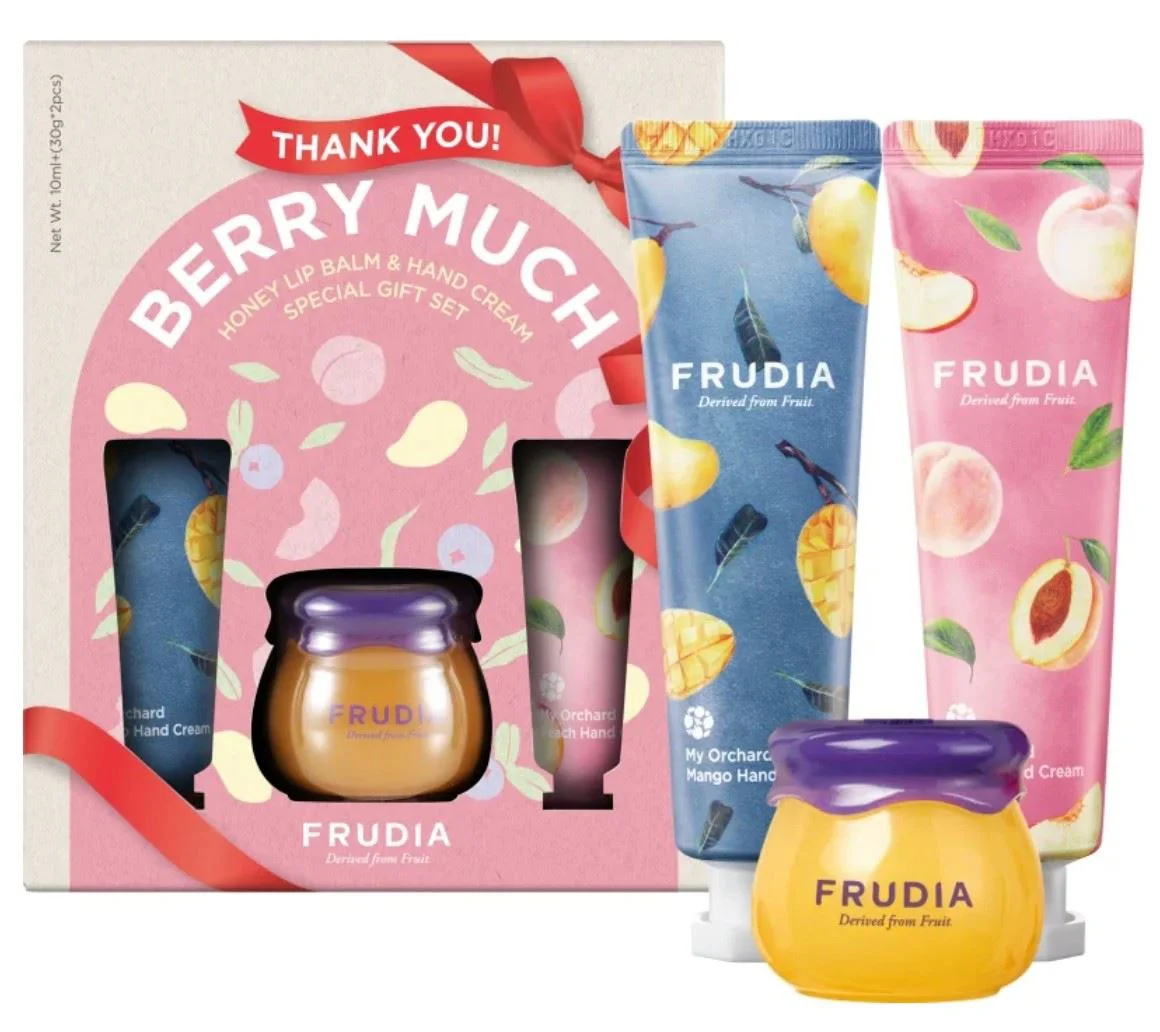 Набор бальзам для губ и крем для рук Frudia Gift Set Thank You
