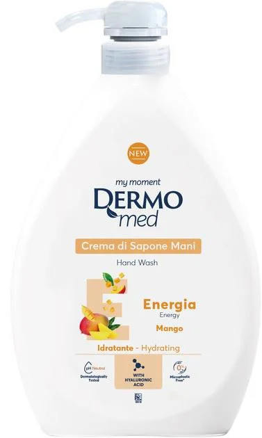 image for Жидкое крем-мыло Dermomed Energia Mango с дозатором, 1000 мл foto