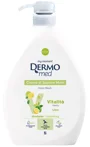 Жидкое крем-мыло Dermomed Vitalita Lime с дозатором, 600 мл foto