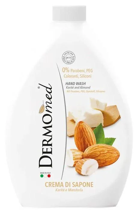 image for Sapun-crema lichid Dermomed Migdale Rezerva, 1000 ml foto